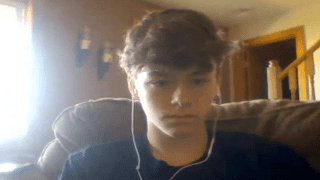 Very cute Omegle guy webcam wanker