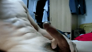 8 pack stomach boy with large cut dick